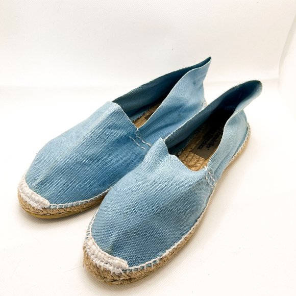 Cousu Main Shoes - Cousu Main Alpargatas Slip-On Blue Espadrilles *Handmade in Spain* [38]
